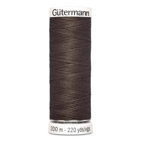 Fil à coudre gutermann polyester 200m - 480 cendre
