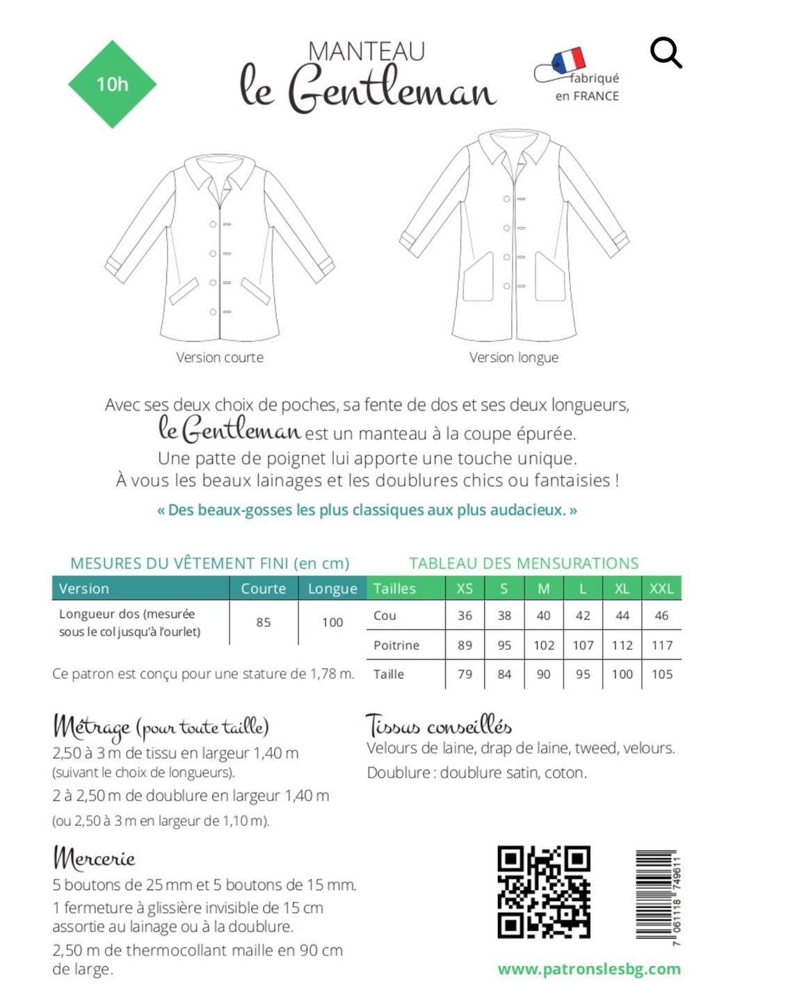 Patron "Le Gentleman" - Les Beaux Gosses