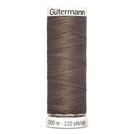 Fil à coudre gutermann polyester 200m - 439 taupe