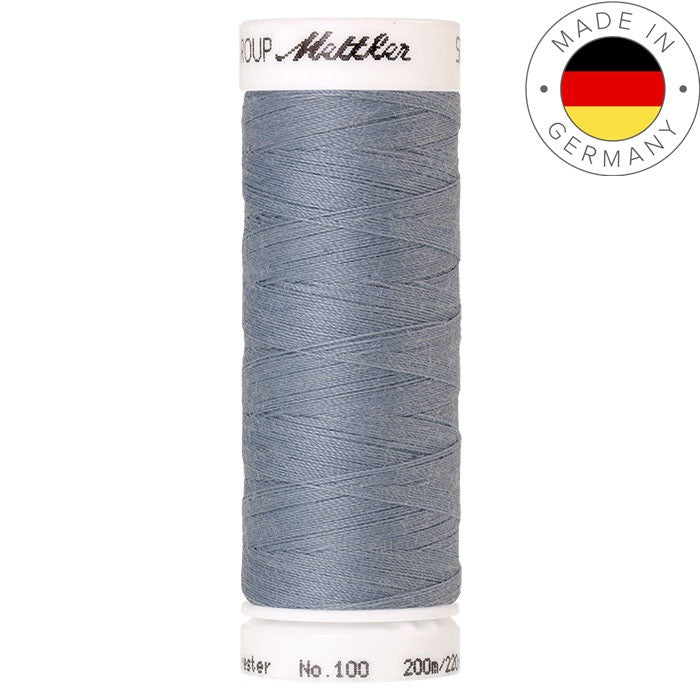 Fil à coudre Seralon Mettler 200m polyester - 0042 Gris dauphin