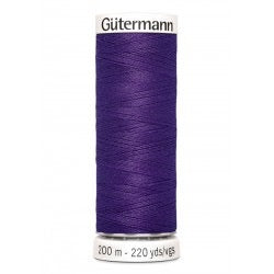 Fil à coudre gutermann polyester 200m - 373 violet royal