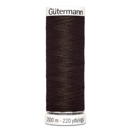 Fil à coudre gutermann polyester 200m - 769 bois brûlé