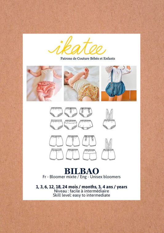 Patron Bilbao - du 1 mois au 4 ans - Ikatee