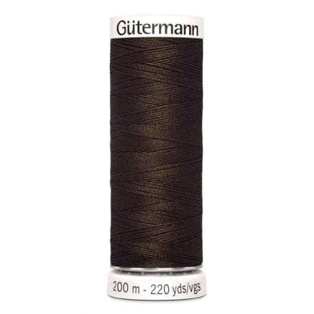 Fil à coudre gutermann polyester 200m - 406 hickory