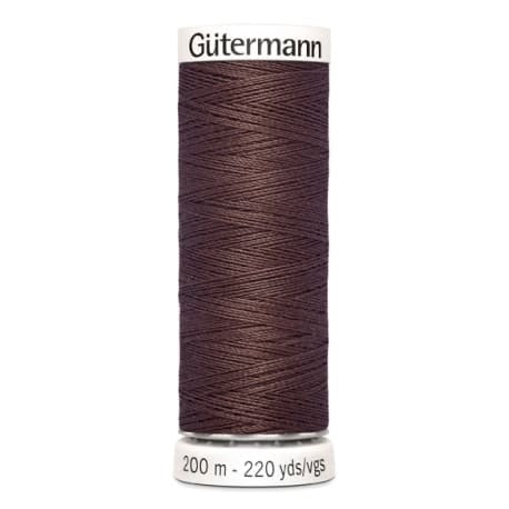 Fil à coudre gutermann polyester 200m - 446 marron clair