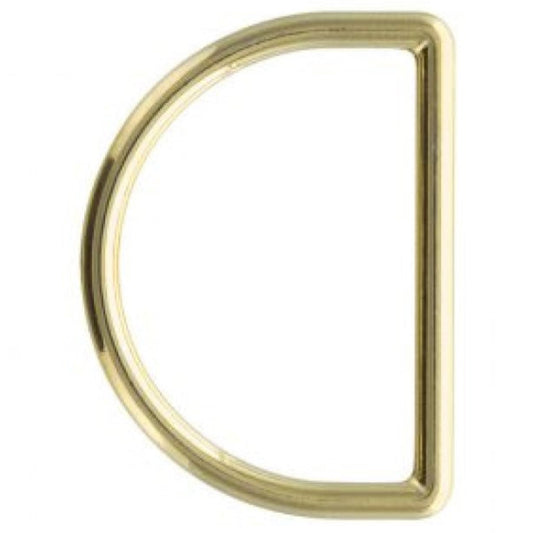 Anneau demi lune 40mm or jaune