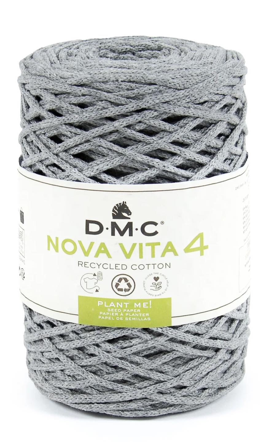 Pelote coton recyclé - gris chiné - DMC