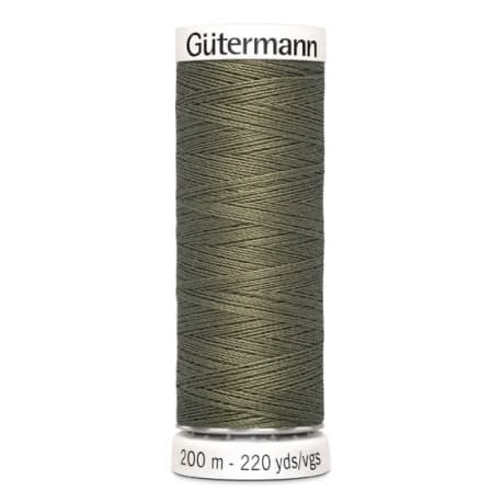 Fil à coudre gutermann polyester 200m - 825 Varech foncé