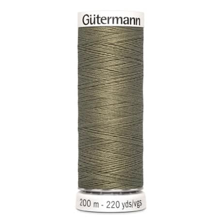 Fil à coudre gutermann polyester 200m - 264 kaki foncé