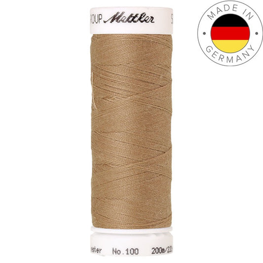 Fil à coudre Seralon Mettler 200m polyester - 0285 Beige