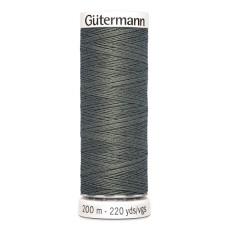 Fil à coudre gutermann polyester 200m - 635 cendre grise