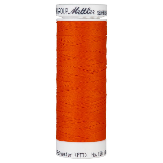 Fil à coudre élastique Seraflex Mettler 130 m -  450 orange foncé