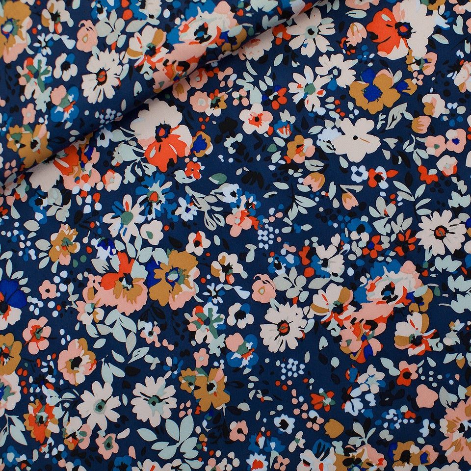 Satin de viscose Flower Joy - See You at Six