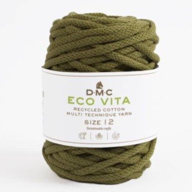 Fil coton - vert kaki - DMC - Nova Vita 12 (ancien eco vita)