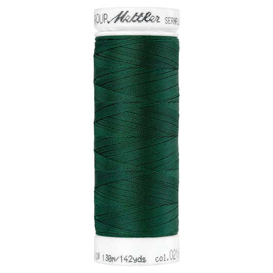 Fil à coudre élastique Seraflex Mettler 130 m - 216 vert foncé