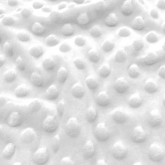 Minky pois blanc