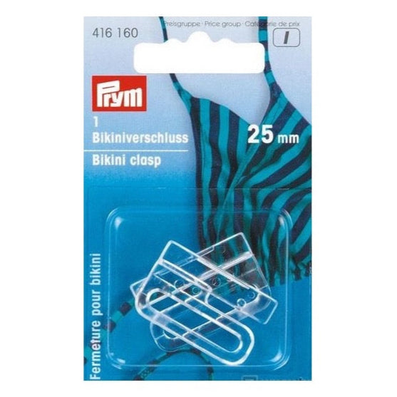 Fermoir bikini transparent 25mm - Prym