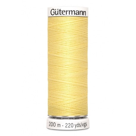 Fil à coudre gutermann polyester 200m - 578 sorbet au citron