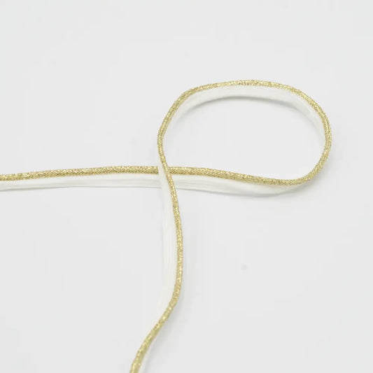 passepoil lurex doré 10mm
