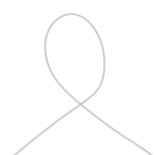 Cordon élastique blanc