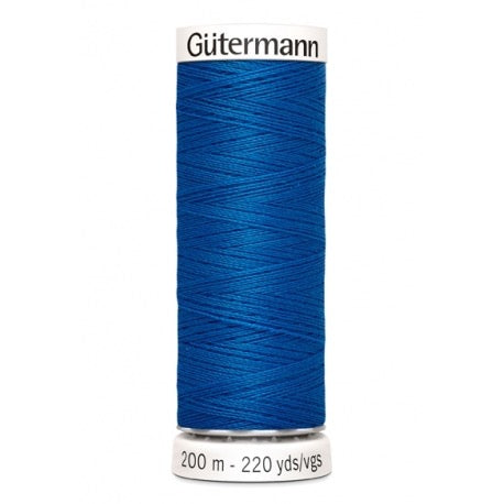 Fil à coudre gutermann polyester 200m - 322 bleu lapis