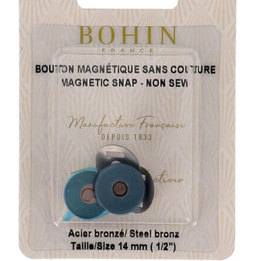 Bouton magnétique bronze - Bohin