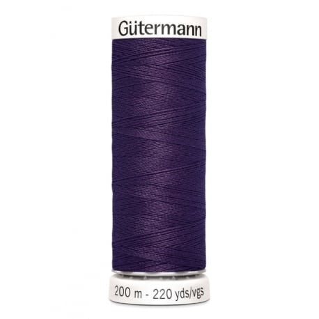 Fil à coudre gutermann polyester 200m - 257 aubergine clair