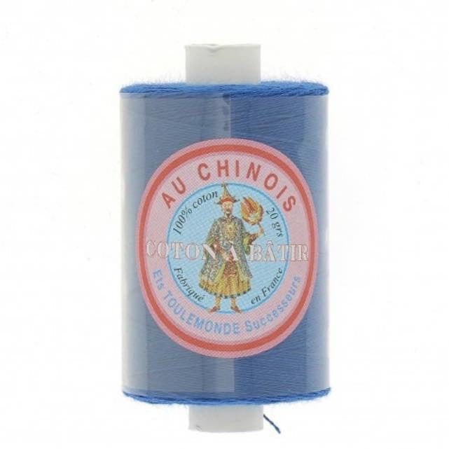 Fil à bâtir bleu roi - Au chinois